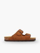 Natuned CH05 Velour sandalo mandorla dettaglio fascia scamosciata