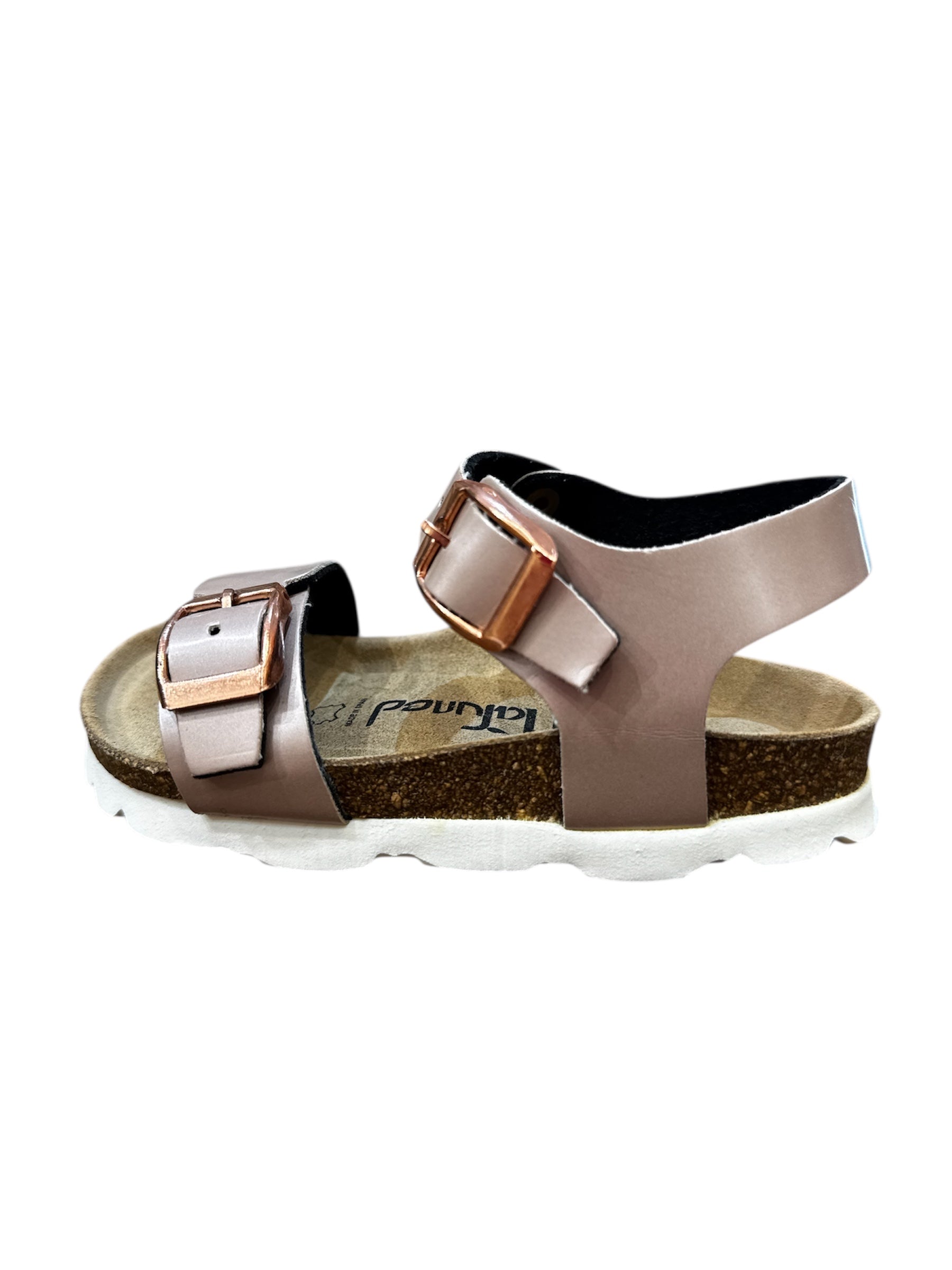 Natuned CH03 - Sandalo a Doppia Fascia in Pelle Naturale