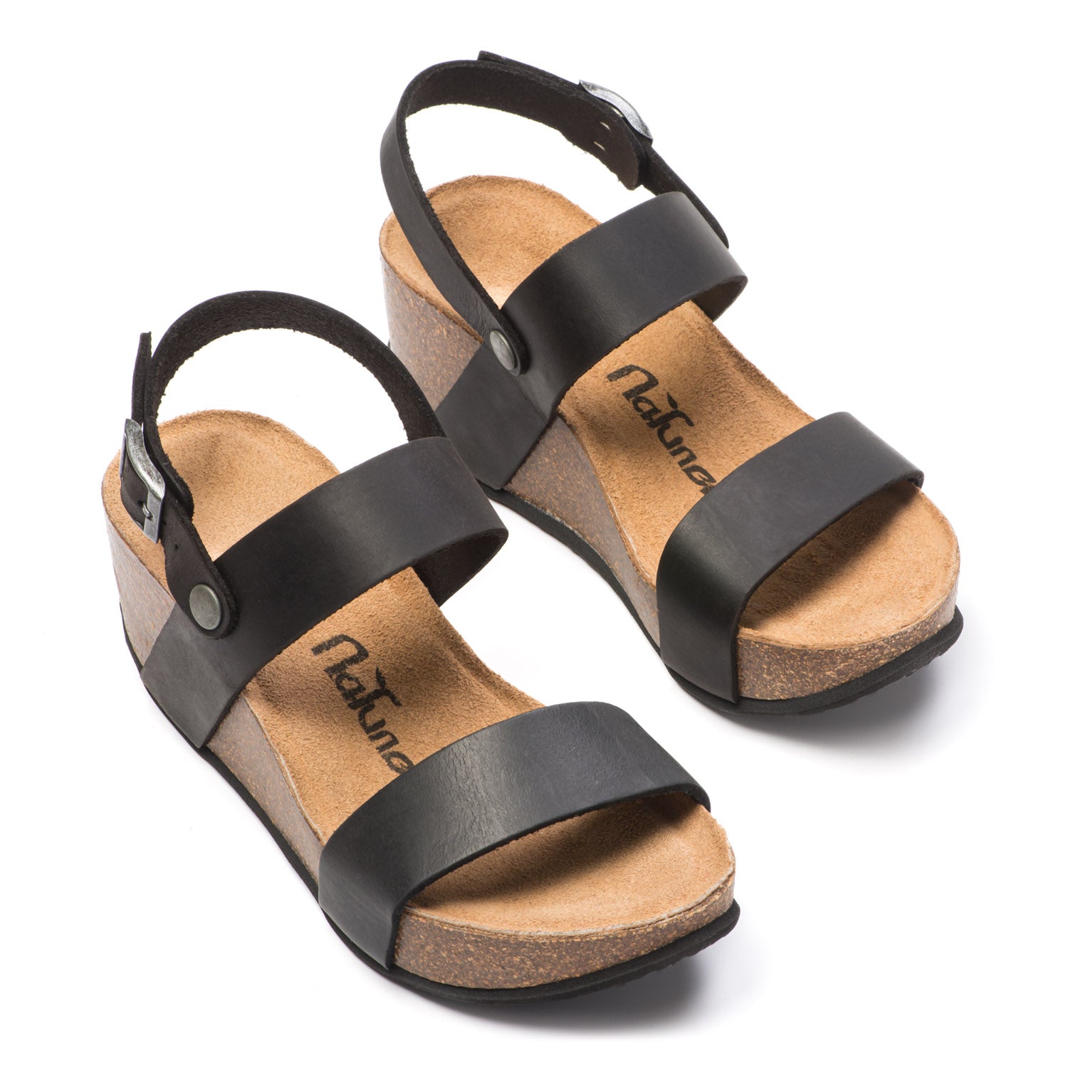 Natuned CH22 - Sandalo con Fasce Regolabili in Pelle Naturale