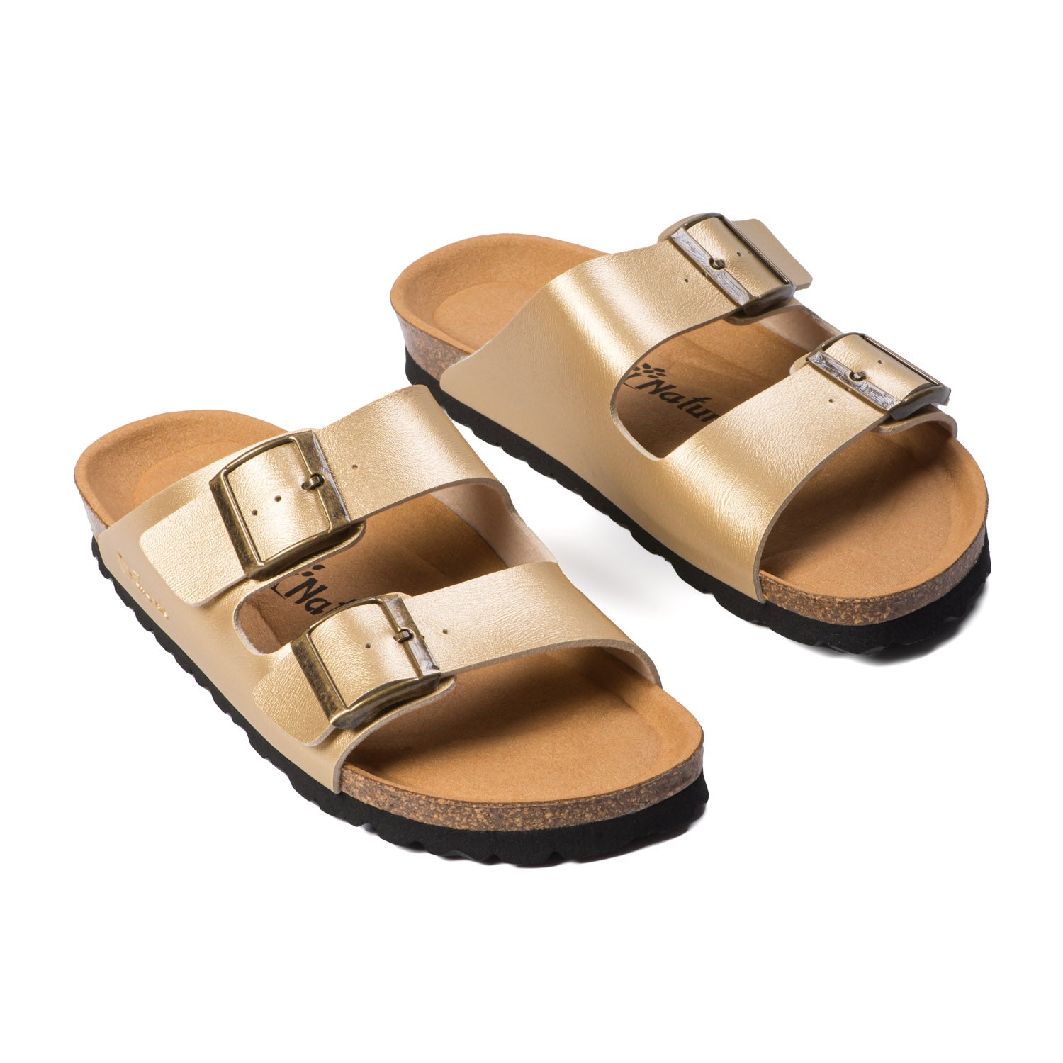 Natuned CH05 Vegan sandalo pearl white vista frontale