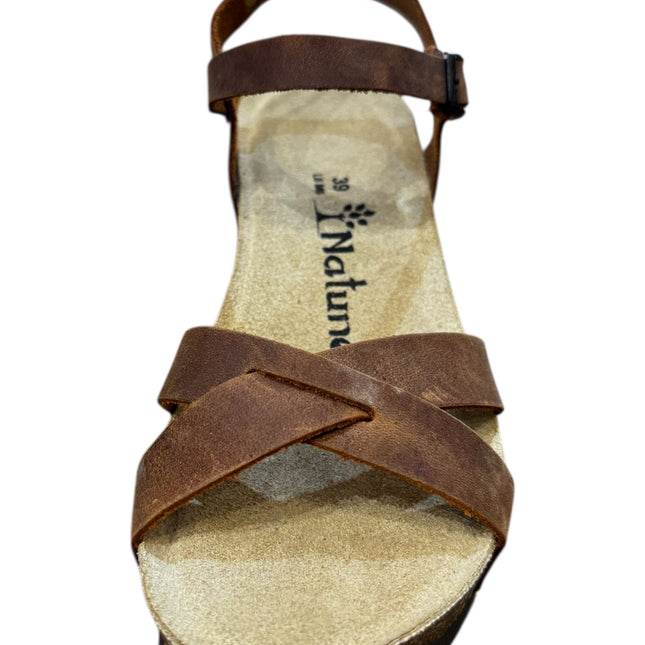 CH21 - Cross -sided sandal sandal with adjustable straps and Natuned Women's Women's Plantation in Anatomical Latex Comfort
