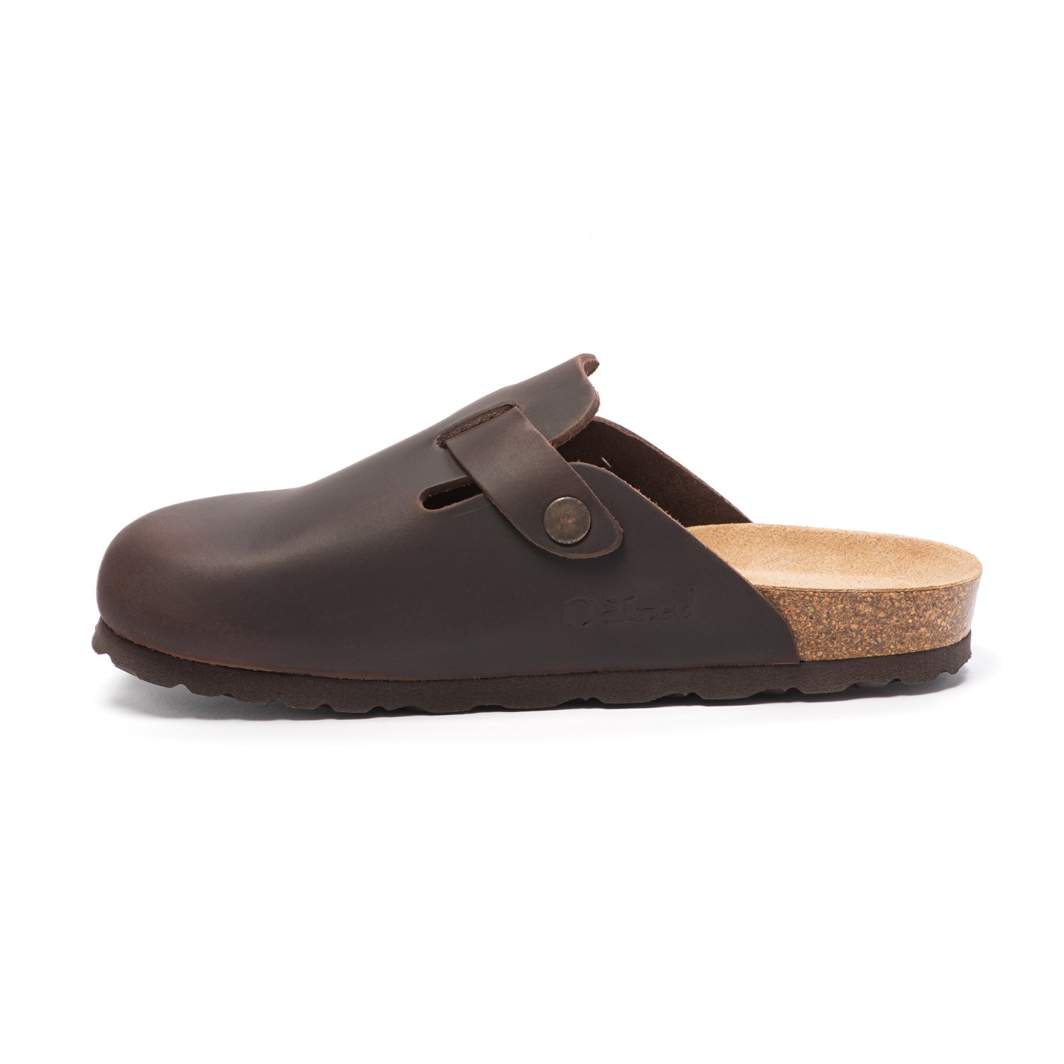 Sabot Natuned CH18 unisex dettaglio fibbia frontale regolabile pelle oliata