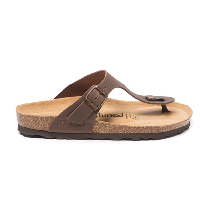 CH08 (LEATHER) - flip flops with adjustable woman and men's strap