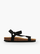 Sandalo tecnico Natuned CH34 unisex nylon fasce incrociate vista laterale Made in Spain