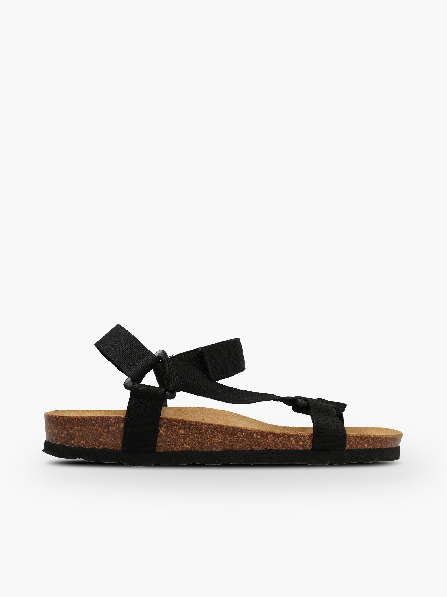 Sandalo tecnico Natuned CH34 unisex nylon fasce incrociate vista laterale Made in Spain