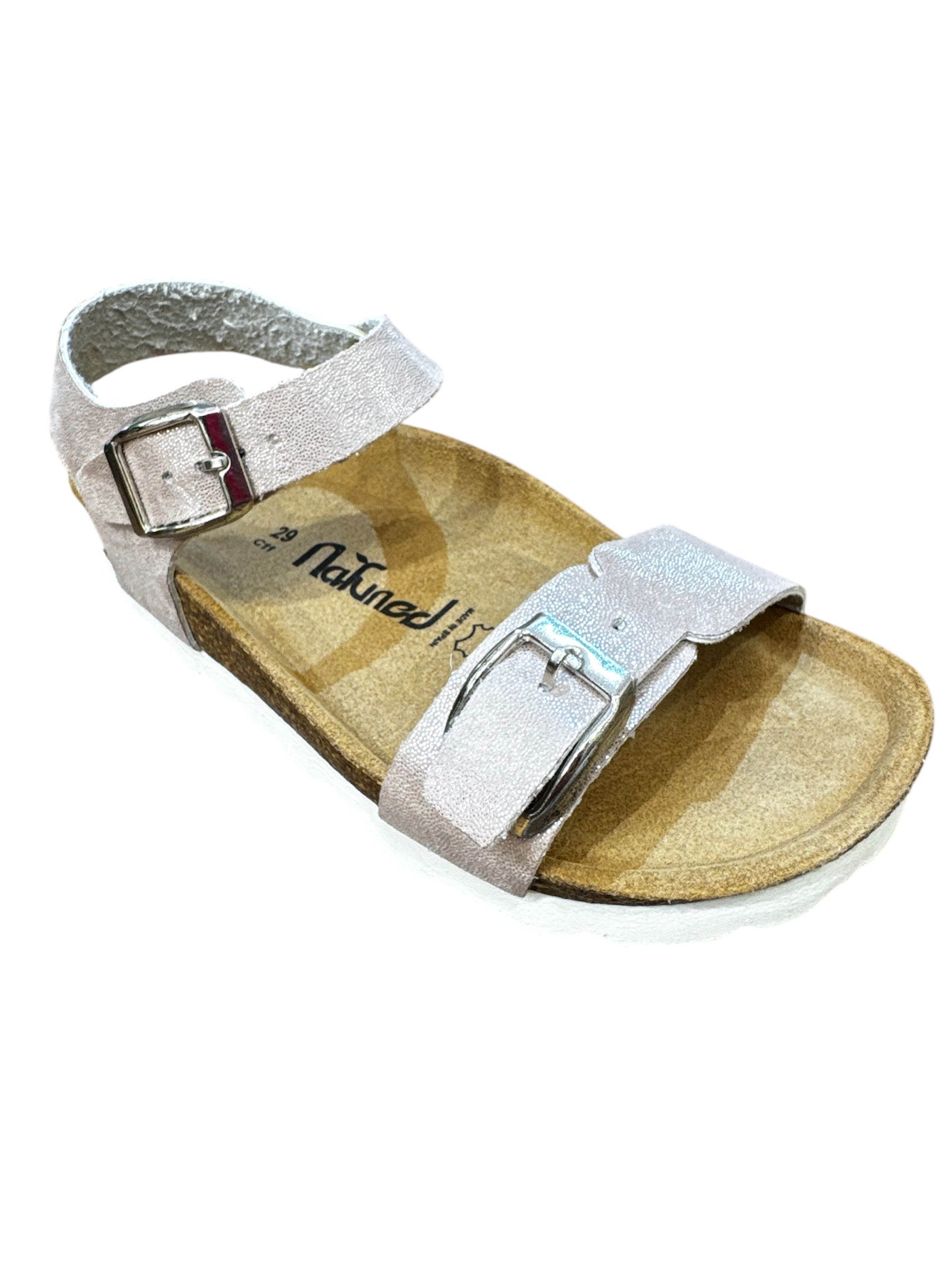 Natuned CH03 sandalo bambina galaxy pink vista laterale