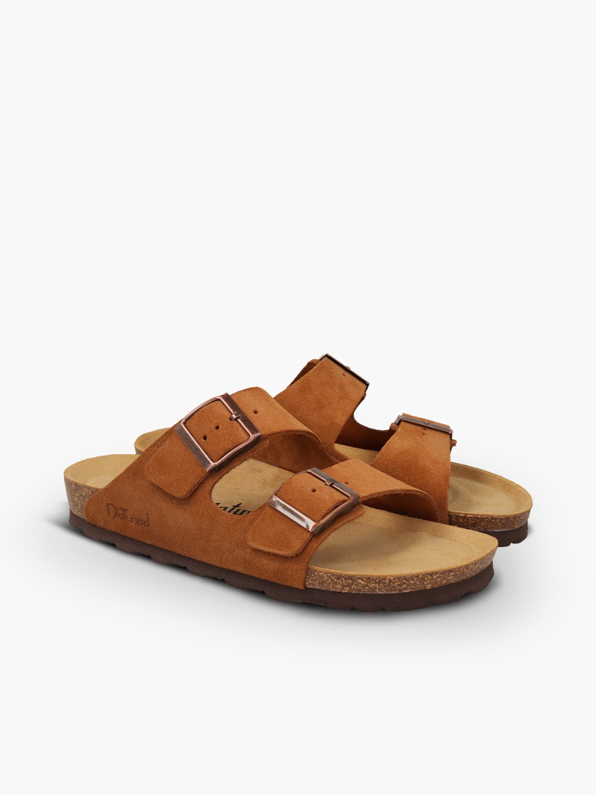 Natuned CH05 Velour sandalo mandorla vista laterale