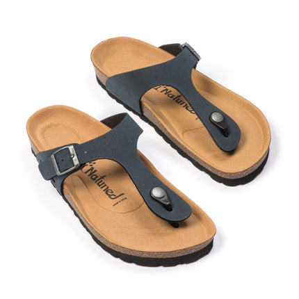 CH08 (MICROFASER) - Flip flops with adjustable women's and men's strap