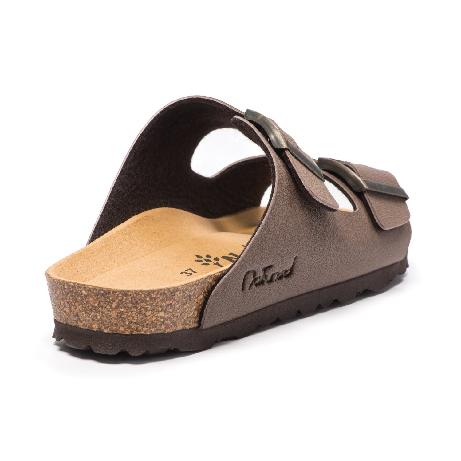 Natuned CH05 - Sandalo a Doppia Fascia Vegan in Materiale Vegan