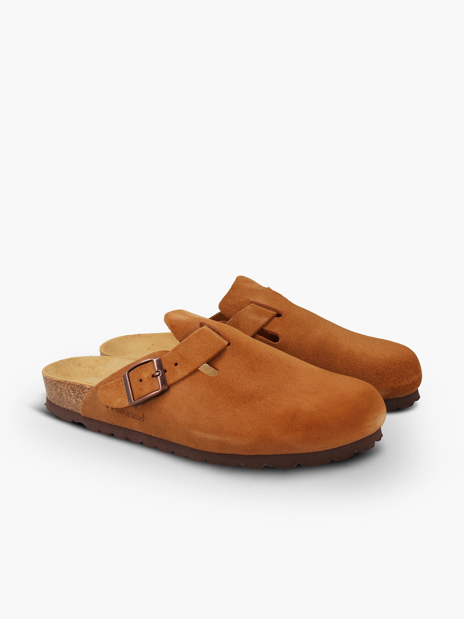 Sabot Natuned CH18 Velour unisex in pelle scamosciata vista laterale Made in Spain