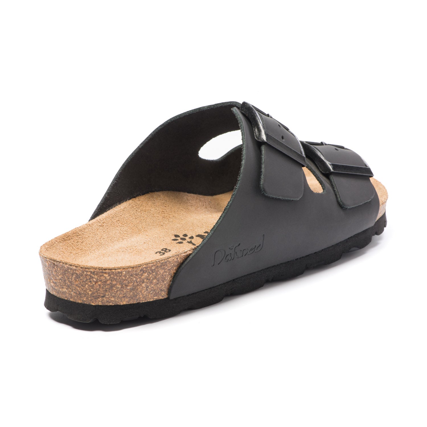 Natuned CH05 - Sandalo a Doppia Fascia in Scamosciato