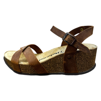 CH21 - Cross -sided sandal sandal with adjustable straps and Natuned Women's Women's Plantation in Anatomical Latex Comfort