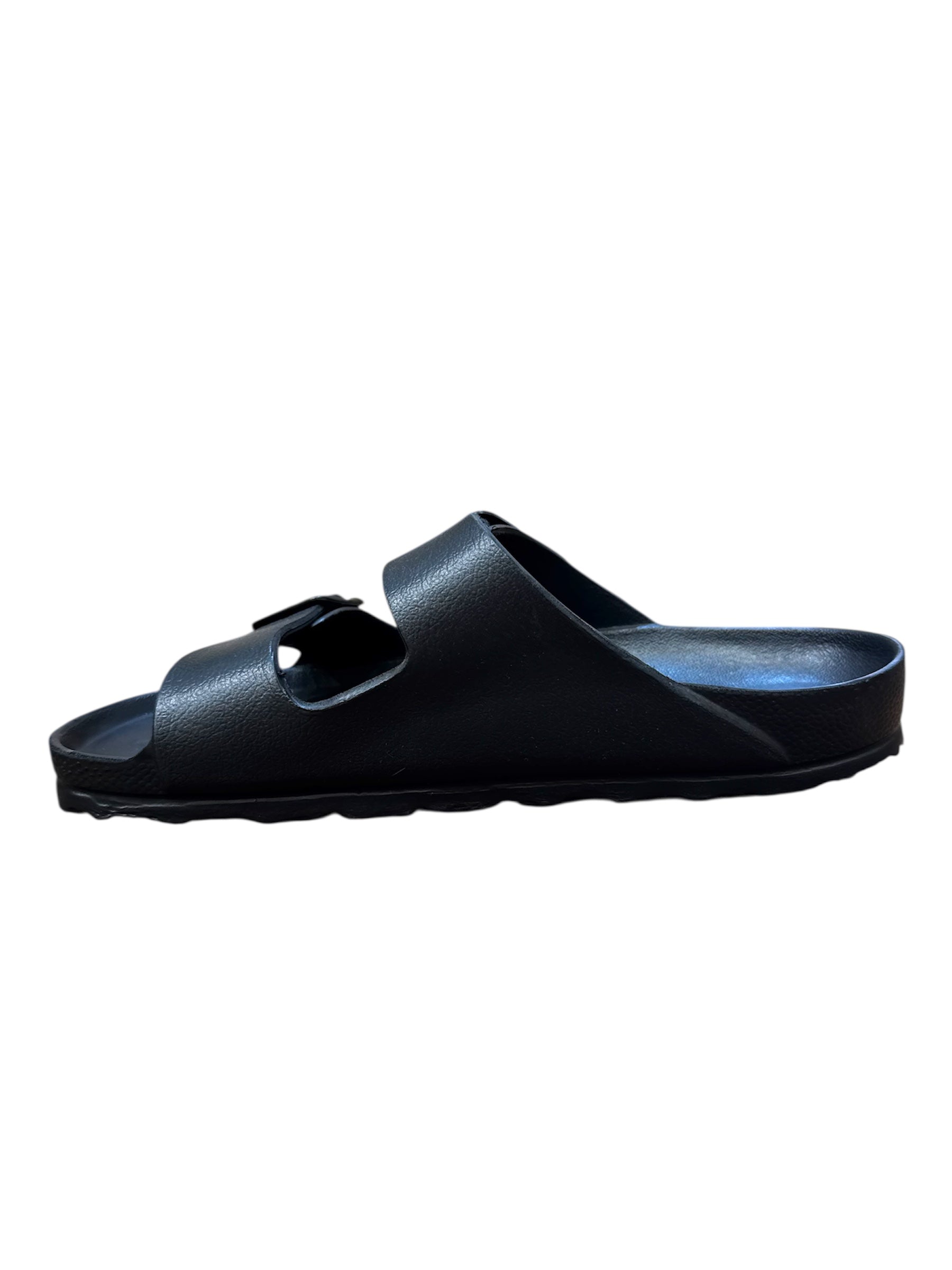 Natuned CH29 - Sandalo a Doppia Fascia con Fibbie Regolabili in Pelle Naturale