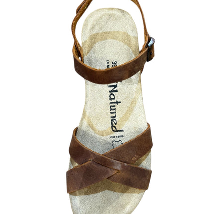 CH21 - Cross -sided sandal sandal with adjustable straps and Natuned Women's Women's Plantation in Anatomical Latex Comfort