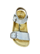 Natuned CH03 sandalo bambina galaxy silver dettaglio cinturino