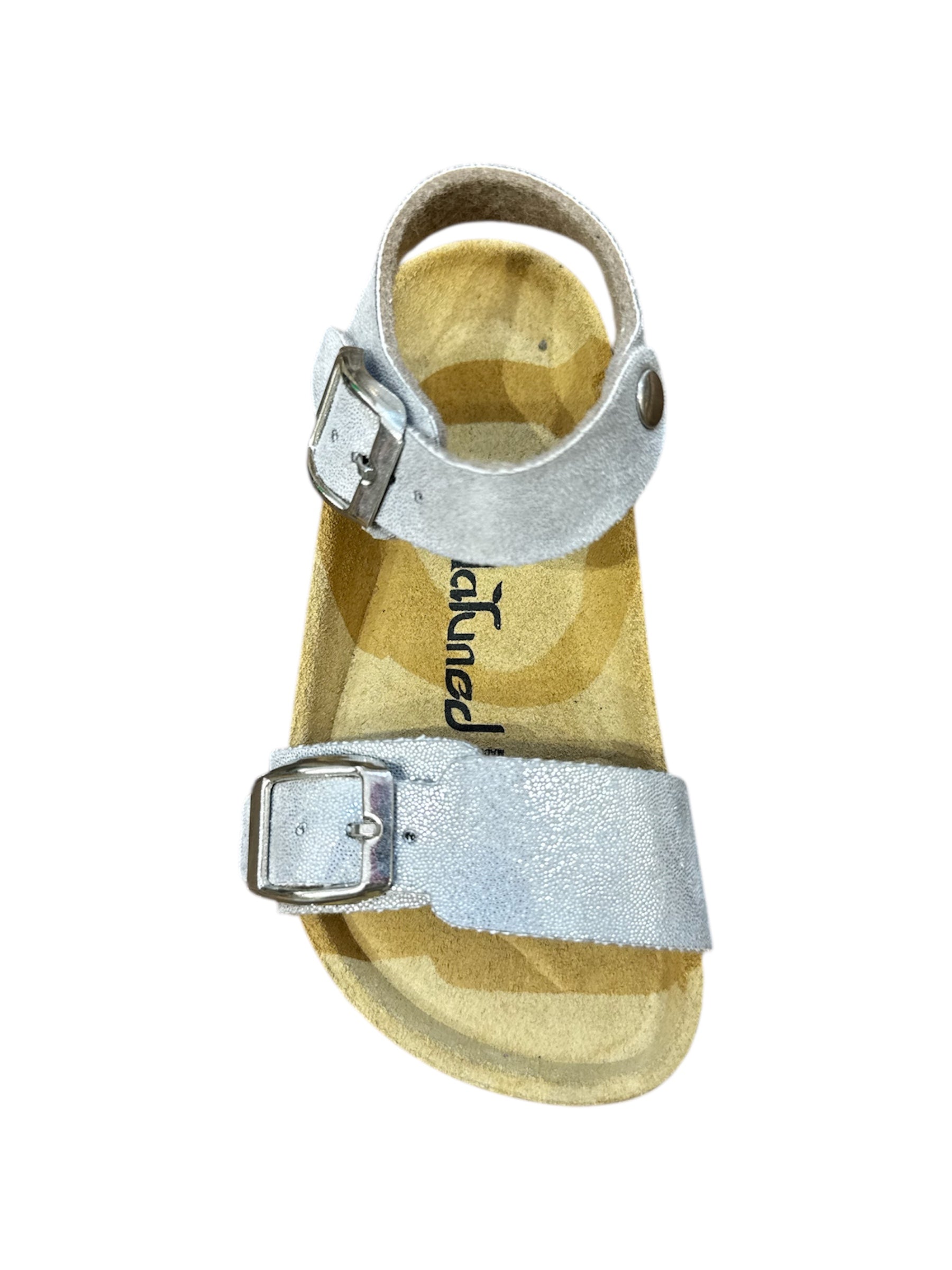Natuned CH03 sandalo bambina galaxy silver dettaglio cinturino