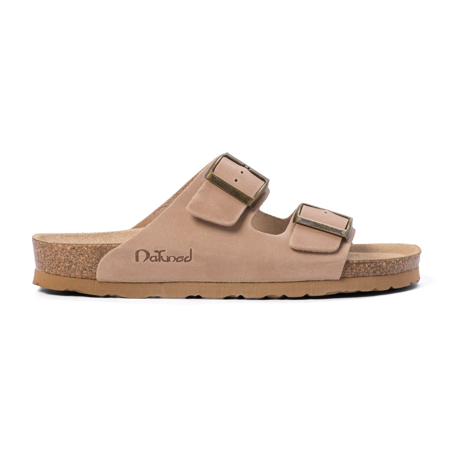 Natuned CH05 - Sandalo a Doppia Fascia in Pelle Oliata