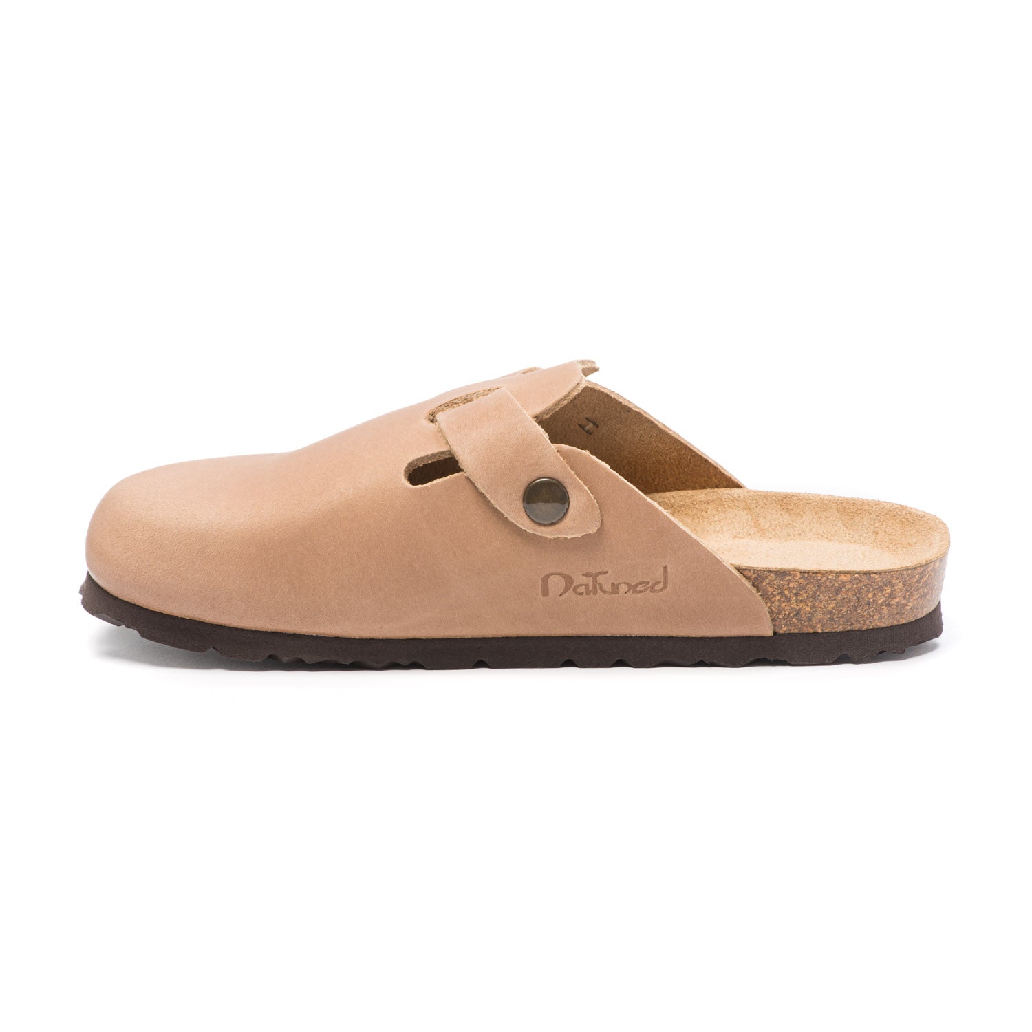 Sabot Natuned CH18 unisex dettaglio punta chiusa Boston in pelle oliata