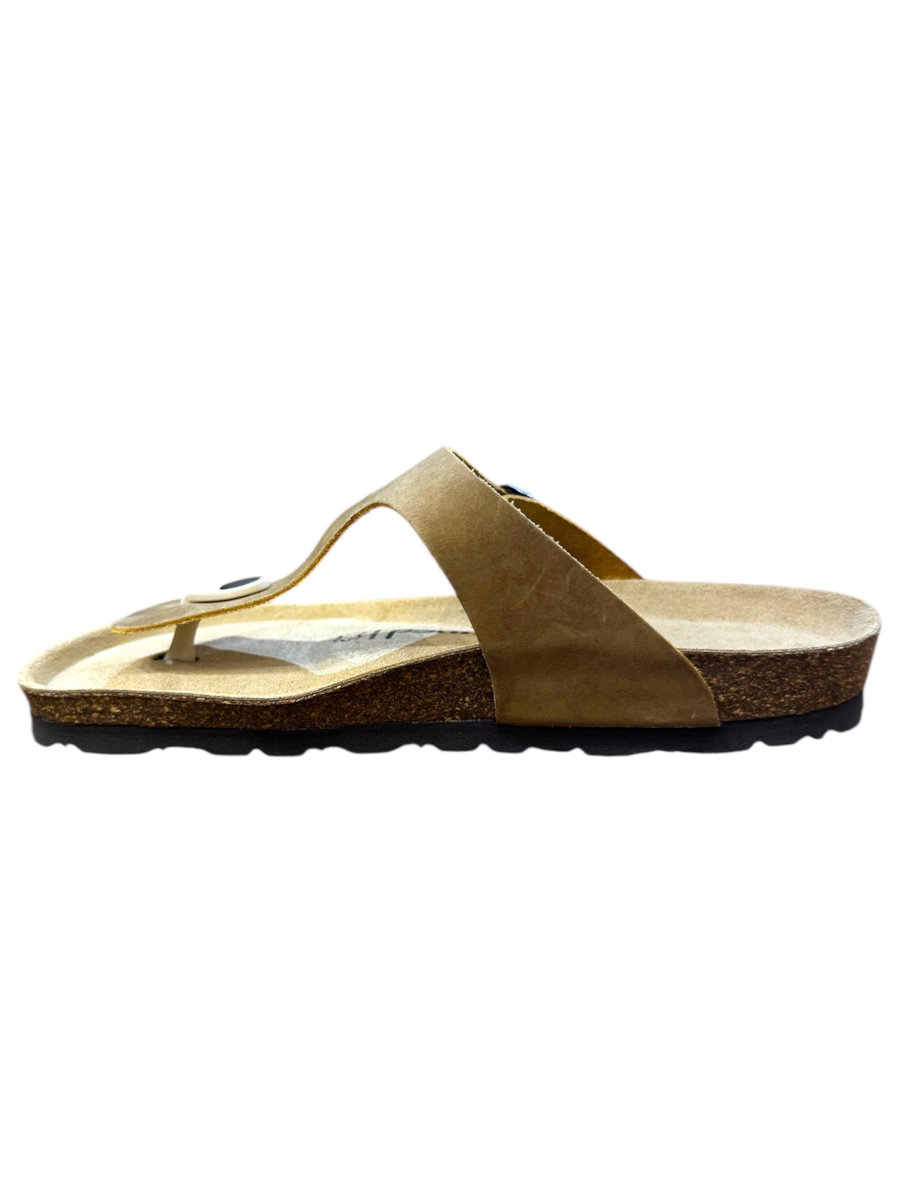 Natuned CH08 Oiled sandalo indossato vista laterale