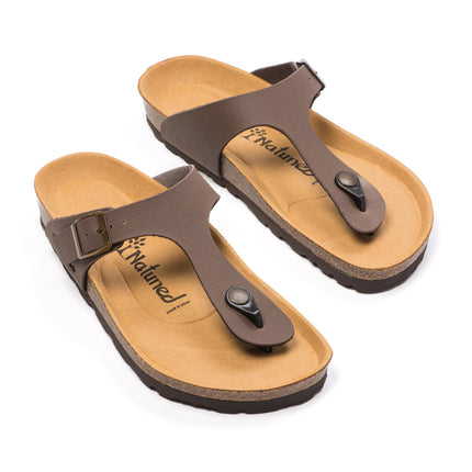 CH08 (MICROFASER) - Flip flops with adjustable women's and men's strap