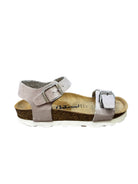 Natuned CH03 sandalo bambina coppia colori silver e pink