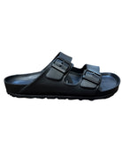 Natuned CH29 - Sandalo a Doppia Fascia con Fibbie Regolabili in Pelle Naturale